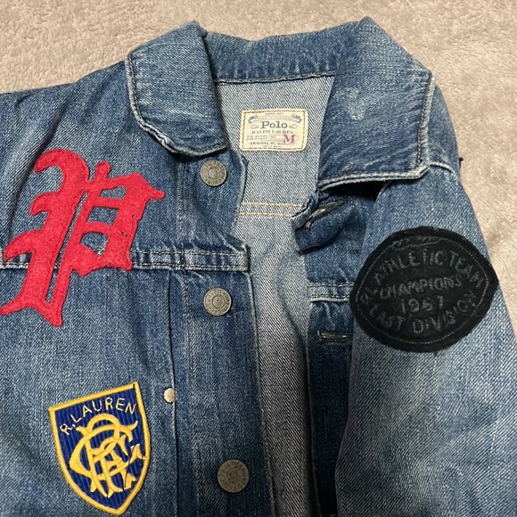 Girls polo Ralph Lauren patch denim jacket - Picture 3 of 3